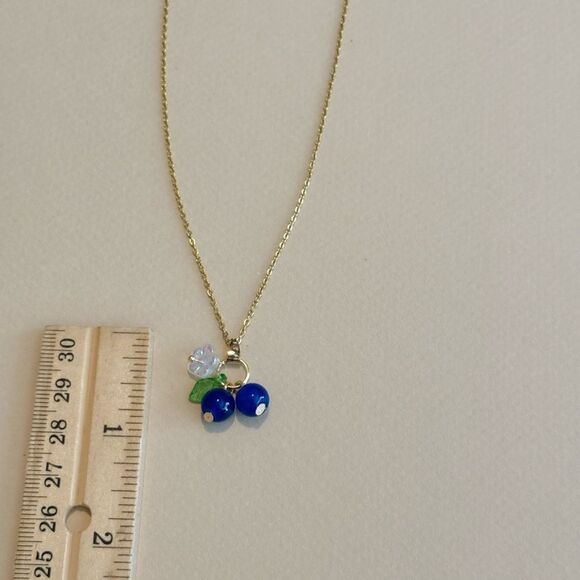 Blueberry Necklace N1327 - Picture 4 of 5